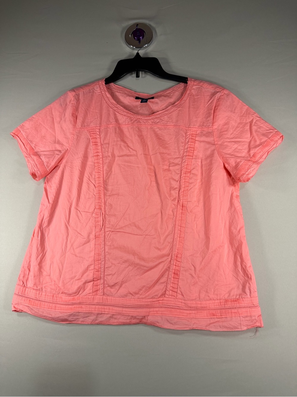 Clothes~ Tommy Hilfiger Short Sleeve Top Camp Shirt~ Women’s Size XL. X-Large